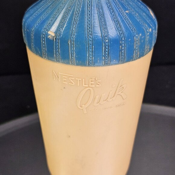 Vintage Plastic Duck Container Nestle Chocolate Milk Quik 8 1/2” Tall 1960s - Picture 7 of 12